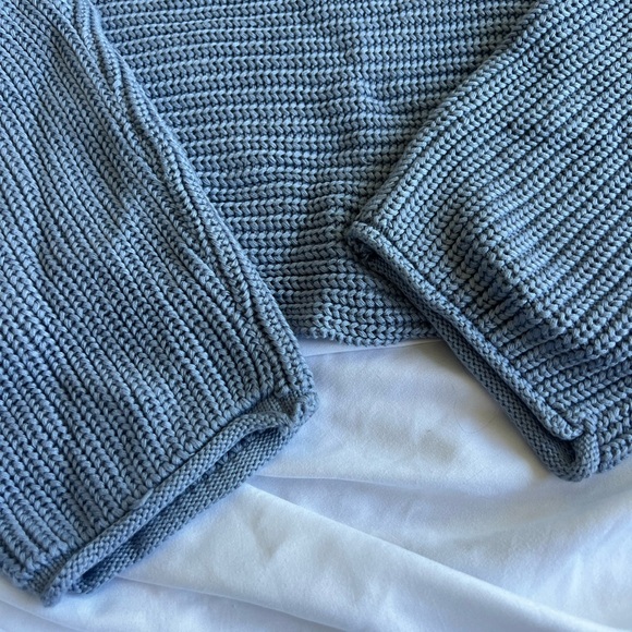 Princess Polly Light Blue Knit Sweater - Picture 3 of 6